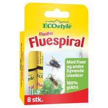 ECOstyle FlueFri Fluespiral limfælde 8 stk.